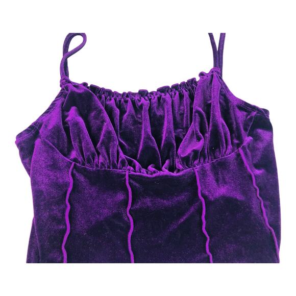 Womens XXL Crop Top Lot of 2 Plus Curve Knit Velvet Embroidered Floral Crochet - Picture 7 of 7